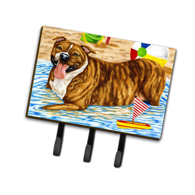 Range-clés mural Beach Bum Staffie