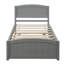 Lit plate-forme avec lit gigogne-212850089