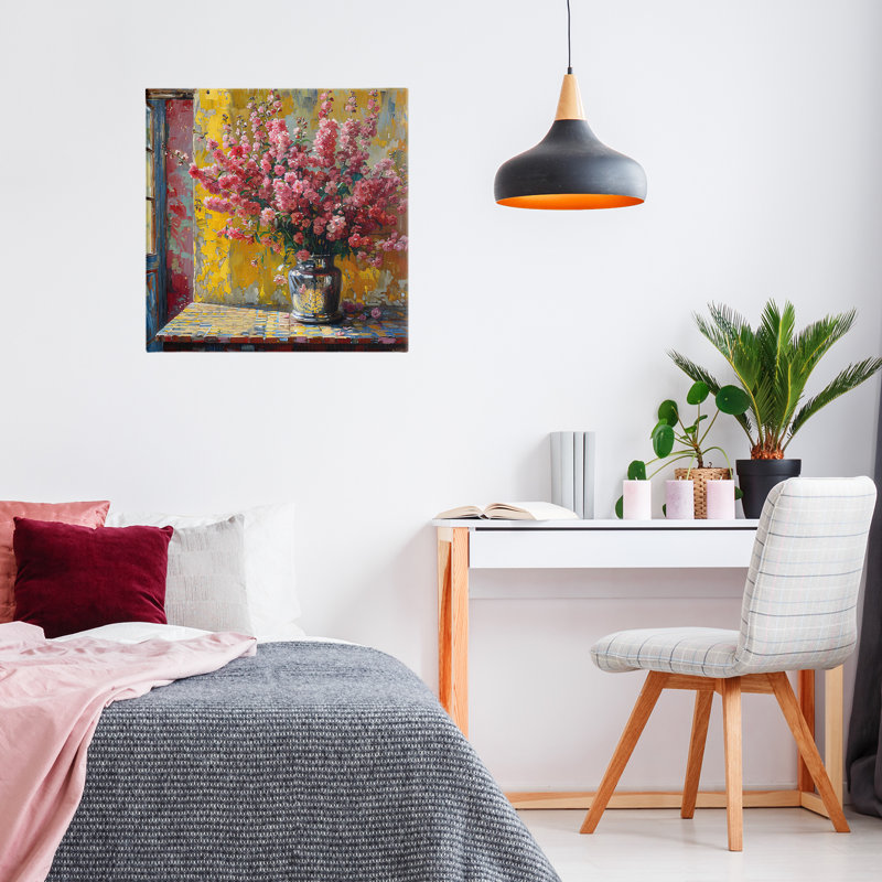 Toile pleine fleur, design par Creative Studio, H 17 po x l 17 po