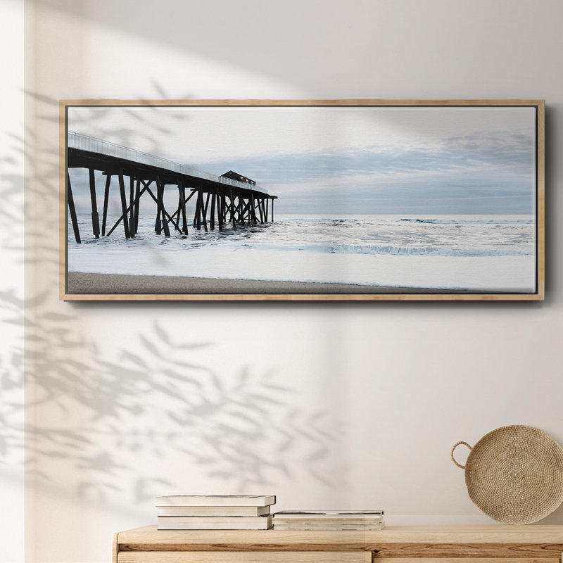 Belmar Pier I - toile encadrée, H 12 po x l 30 po