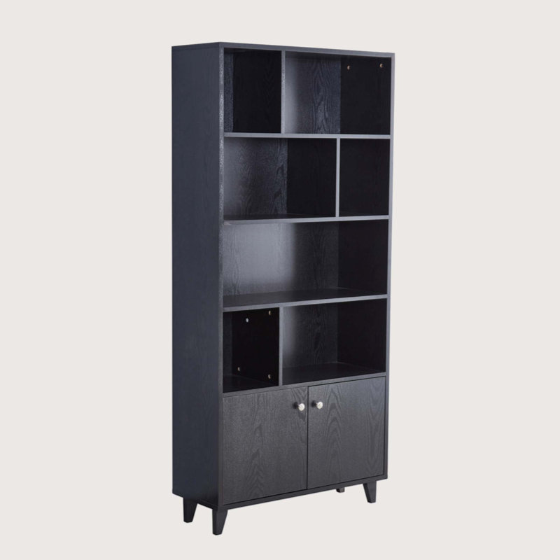 Birchler Storage Bookcase, Black