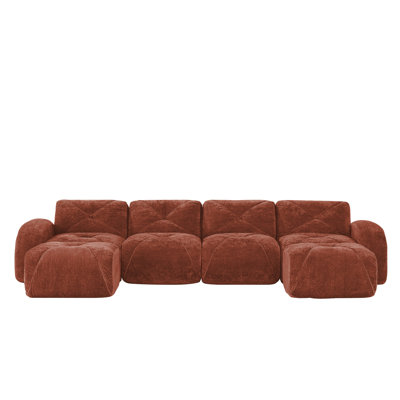 U-Shaped Boneless Sofa