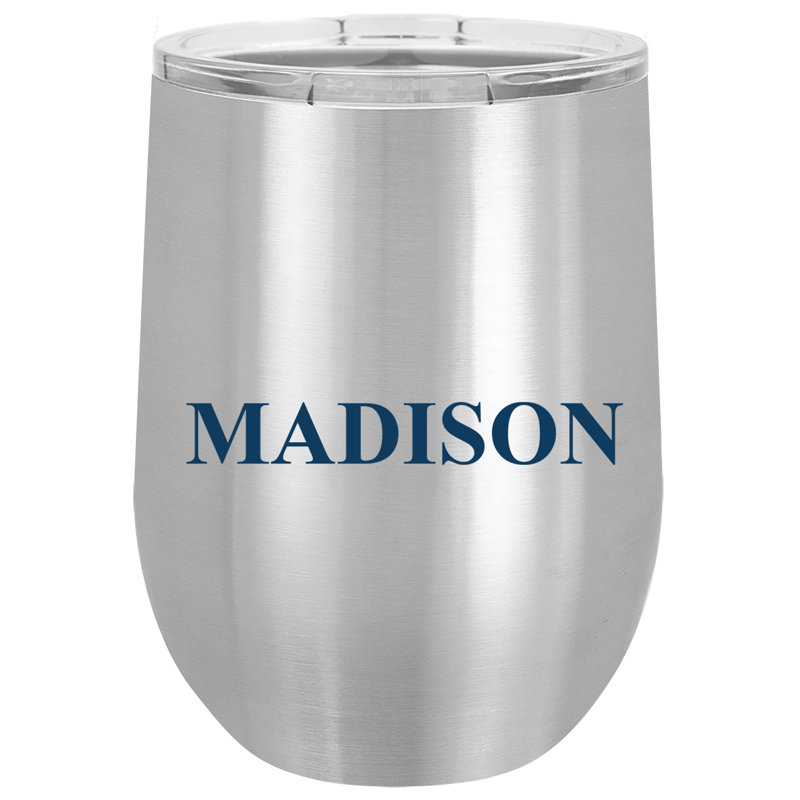 Sofia's Findings 12oz. Stainless Steel Wine Tumbler, Silver, Yes