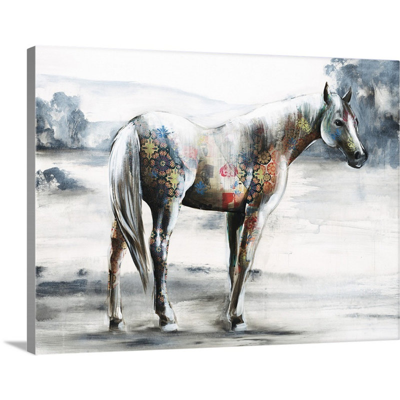 « outing environ ii », peinture sur toile, Toile tendue, H 12 po x l 16 po x p 1,25 po