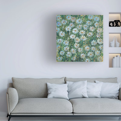 Ophelia & Co., Tim Otoole, un champ de marguerites I, art mural sur toile