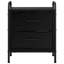 40 cm W Galvanised Steel Bedside Table-159574595