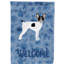 Caniche en polyester à 2 côtés 40 x 28 po standard welcome drapeau maison-957493072