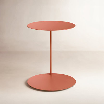 Note Steel Top End Table