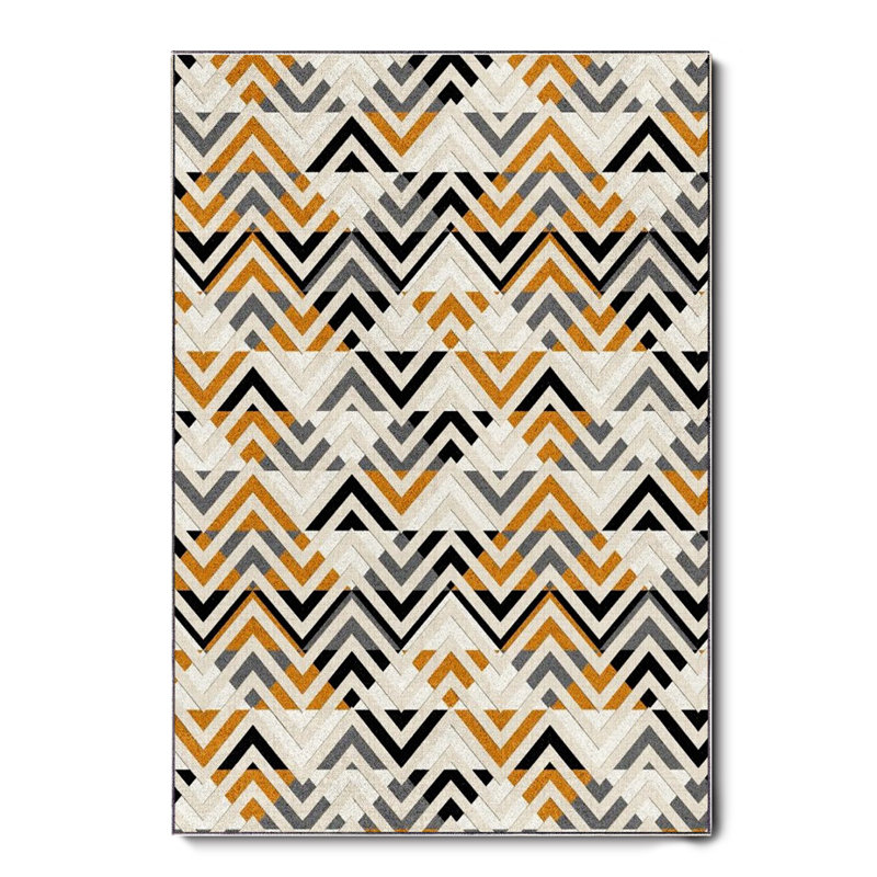 Tapis en coton Johana, Rectangle 3 pi 11 po x 6 pi 7 po