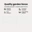 Vidaxl Garden Fence Powder-Coated Steel-116797992-116797993