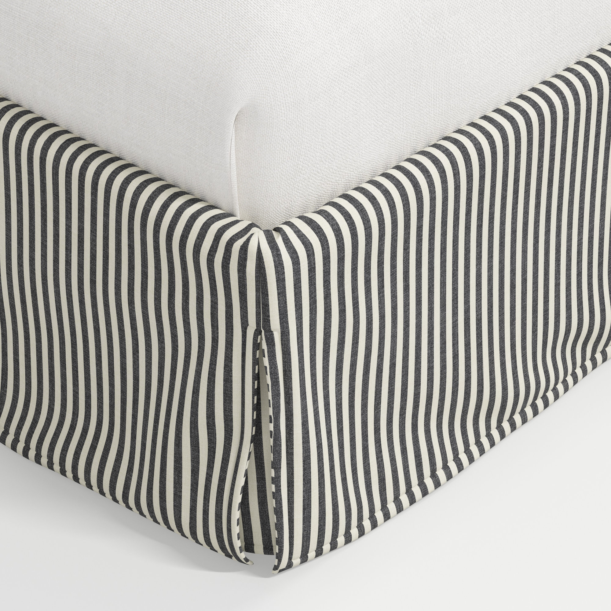 Stoffer Home x Cloth and Co. Maura Bed, Twin, Jane Stripe Carbon