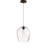 U shaped Brushed Nickel glass pendant-103484915-107505102