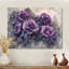 Lavande, pivoines sur le versant rocheux I - pivoines, art mural-855053450-855053443