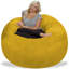 Fauteuil à billes: fauteuil à billes rembourré en mousse à mémoire de forme de 5 pi avec housse amovible et lavable à la machine - Fauteuil à billes avec housse en microfibre douce - Couleurs et tissus-21304693
