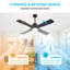 Ventilateur de plafond 4 pales en bois massif avec ensemble d'éclairage Dc Motor-549035776-556845207-556845200