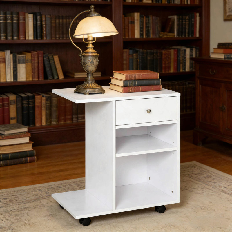 Chariot-classeur, support d'imprimante mobile, petite armoire de rangement