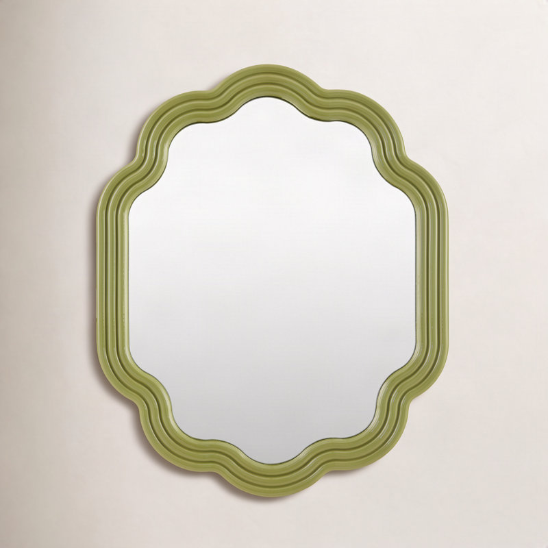 Aysun Mirror, Green, 20" x 16"