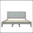 Solid Wood Platform Upholstered Headboard Bed-1504778051