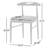 Natacha Polyester Side Chair Dining Chair