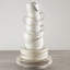 French Perle Groove White 12-Piece Dinnerware Set