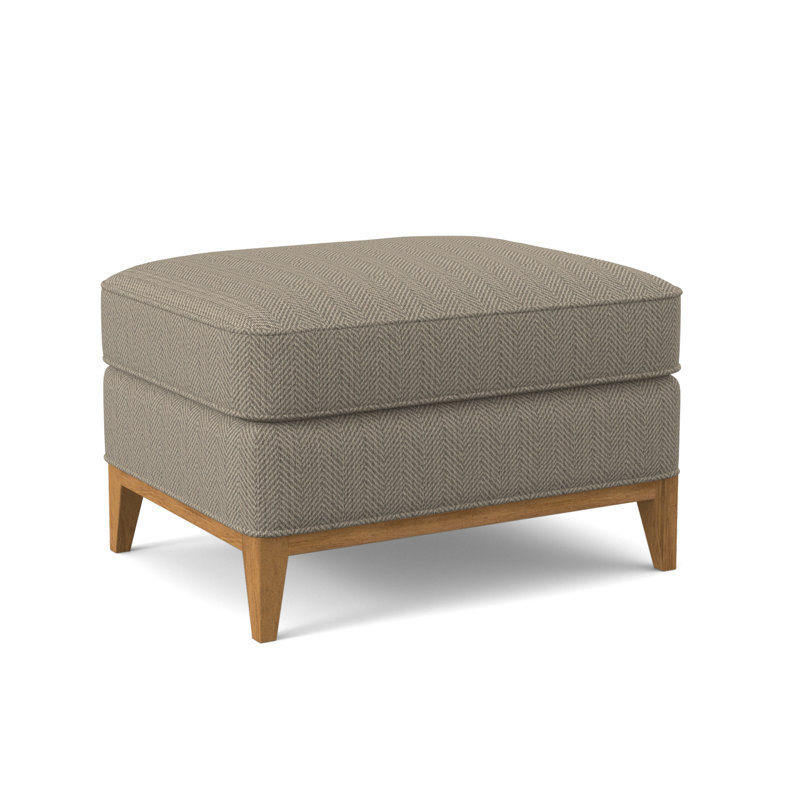 Sonoma Ottoman, Margaret Lagoon Polyester Blend, Amber
