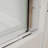36"-38"W X 72"H Semi-Frameless 180° Rotatable Pivot Shower Door With 1/4 Inches Tempered Glass-120349550