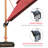 Diahn 138.19'' x 101.18 '' Rectangular Cantilever Umbrella-1444166258