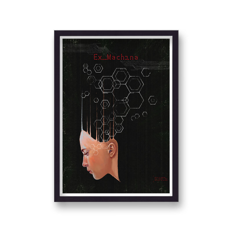 Ex Machina Reimagined Movie Poster - Single Picture Frame Print