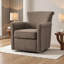Fauteuil d'appoint pivotant en cuir Madaket Vegan-346162063