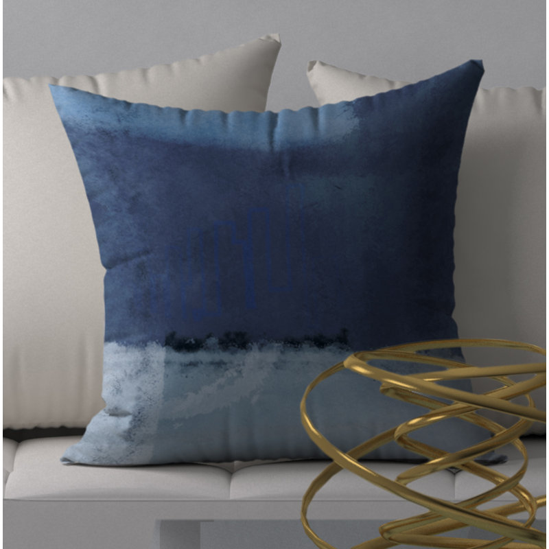 Housse de coussin décorative carrée tombante et insert, H 18 po x l 18 po