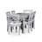6 - Person Patio Dining Set with Rectangular Table