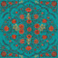 Red/Gold/Turquoise