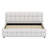 Upholstered Platform Bed With Modern Silhouette-1552166828