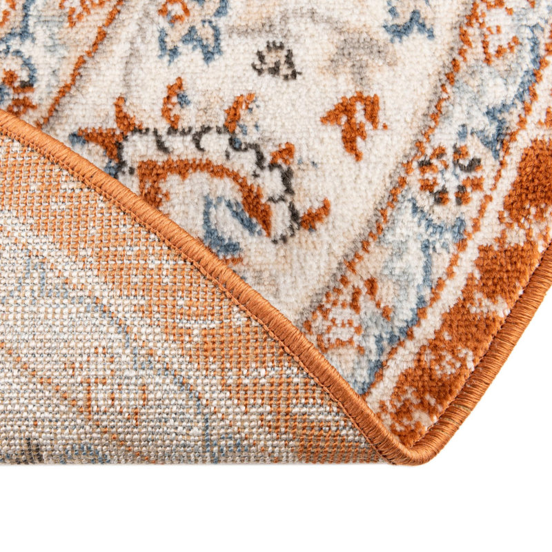 Floral 63cm X 63cm Area Rug, Oval 160cm x 243.8cm