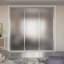 3 portes de placard coulissantes en verre givré, paravent-55388056-55388059