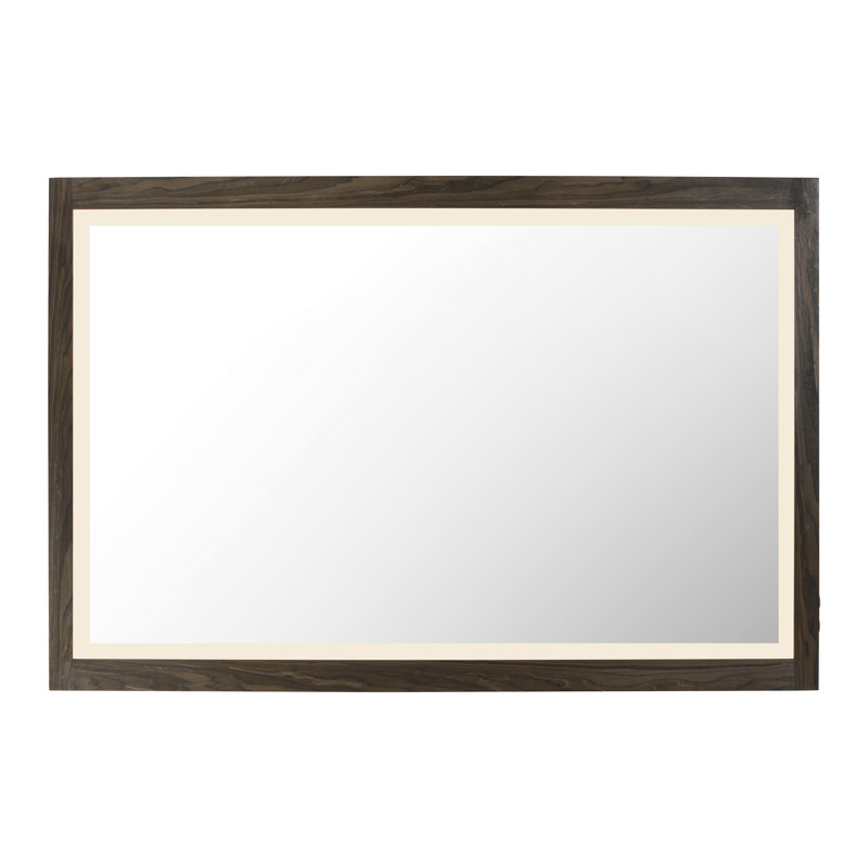 Sawyer-LED Mirror, Brown, 32" x 48"