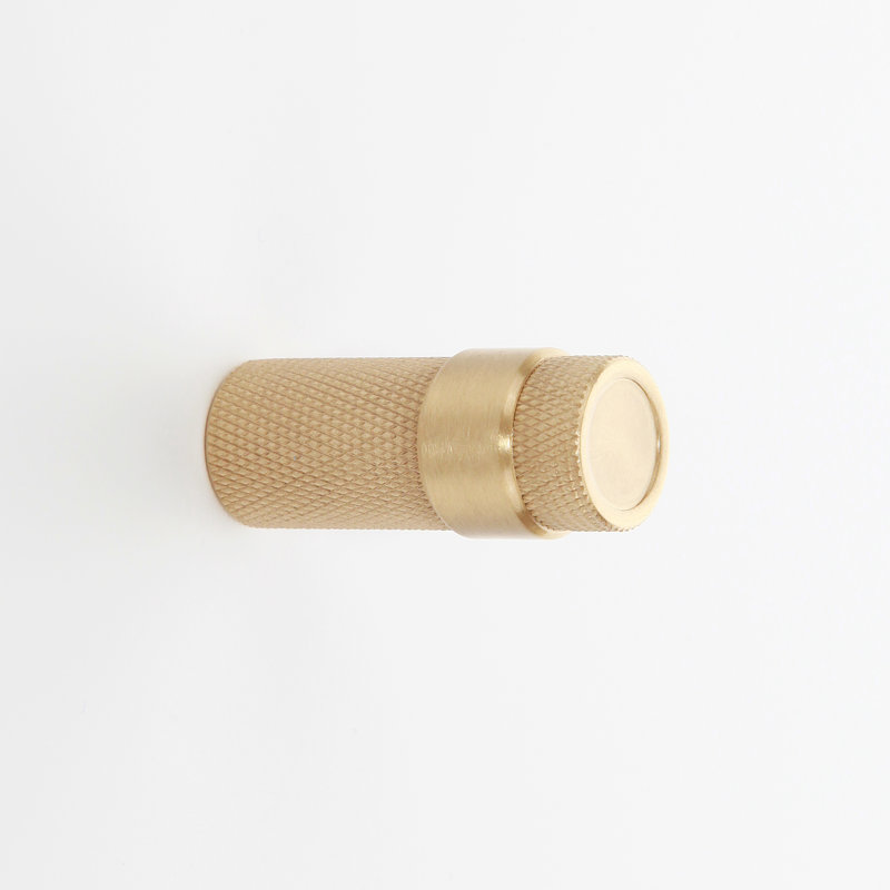 Tolley Wall Mounted Robe Hook, Brushed Brass