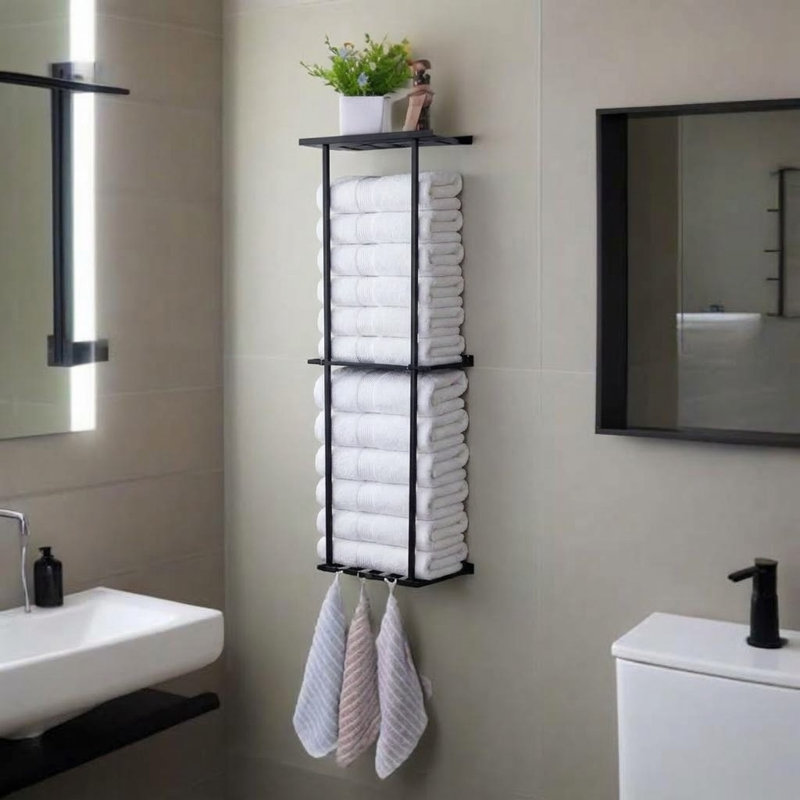 Steel Wall Bathroom Shelves