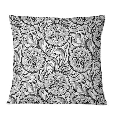 Coussin décoratif à motif monochrome III