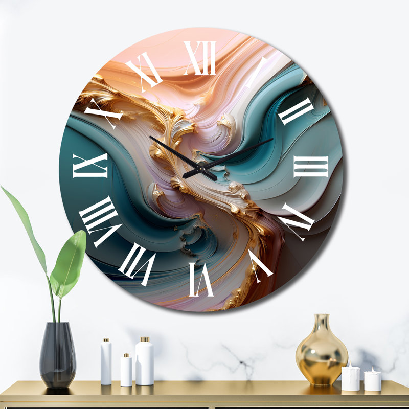Horloge murale Exquise Wave Symphony, Très grand