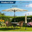 Parasol de patio de 9 pi avec manivelle et inclinaison à bouton-poussoir-81406869-75240184