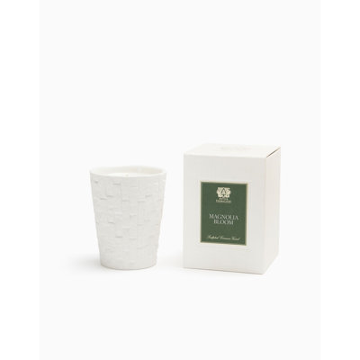 Sculpted Porcelain Candle Magnolia Bloom, 15oz