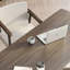 Bureau moderne en bois massif minimaliste-619334343
