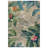 Tropical Botanical Floral Indoor/Outdoor Area Rug, Green Multi Patio Rug-1477285203