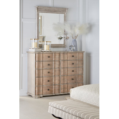 Commode double 10 tiroirs Alcove
