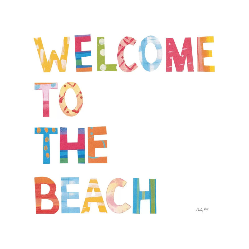 Sea Sand Sun III 1 Piece Wall Art on Canvas, 66.04cm H x 66.04cm W x 1.91cm D, Wrapped Canvas