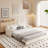 Pull Out Sofa Bed, 3-in-1 Convertible Sleeper Sofa with Side Storage-1326322774