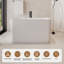 Baignoire de trempage autoportante Gridley-109080074