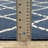 Aganlane Nautical Rope Lattice Navy/ Ivory Indoor/Outdoor Area Rug-1597992683