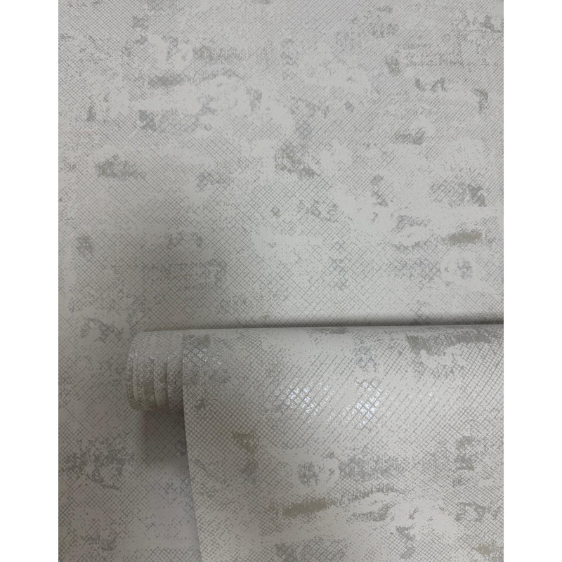 New Touch Collection Shimmery Crosshatch Wallpaper Roll, Beige